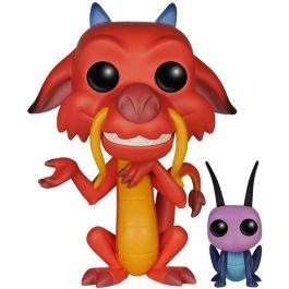 FUNKO Figura POP Disney Mulan Mushu & Cricket de Vinilo 9 cm