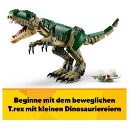 Lego 31151 T-Rex 3 en 1: Dinosaurio de juguete Triceratops o Pterodáctilo