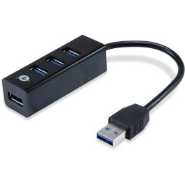 Conceptronic Hubbies04B Hub USB 3.0 de 4 Puertos para PC y Portátil