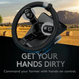 Logitech G Farm Sim Controller Tractor Simulador Volante Pedales Panel Control Agrícola