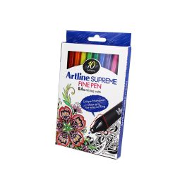 Rotulador Artline Supreme Epfs200 Fine Liner Punta De Fibra 0,4 mm Bolsa 10 Unidades Colores Surtidos