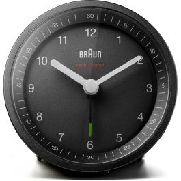 BRAUN Funkwecker BC 07 B-DCF schwarz Kunststoff. Ø 8.0 cm