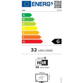 Acer B277KLBMIIPRFX Monitor VERO 27 pulgadas 69 cm