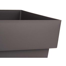Maceta Cuadrada Gris Con Reserva Agua 40Cm Ibergarden (6 Unidades) Maceta Cuadrada Gris Con Reserva Agua 40Cm Ibergarden (6 Unidades)
