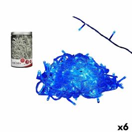 Guirnalda de Luces LED Azul 14,4 m Transparente 6 W (6 Unidades)