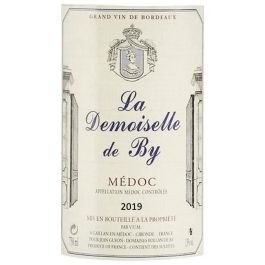 La Demoiselle de By 2019 Médoc - Vino tinto Burdeos La Demoiselle de By 2019 Médoc - Vino tinto Burdeos