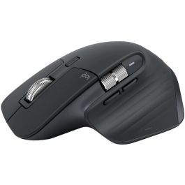 Logitech MX Master 3S - Ratón Inalámbrico Bluetooth con Sensor Darkfield, 8000 DPI Ajustable, Ergonomico, 7 Botones Programables, Compatible con Windows, macOS