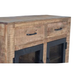 Giner y Colomer Aparador Industrial de Madera de Mango y Metal Natural 100x85x38 cm