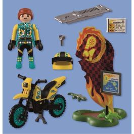 Playmobil CITY Action 70382 - Moto Todoterreno con Figura, Juguete para niños de 4 a 10 años