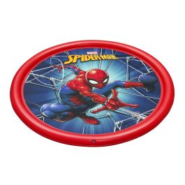 Bestway Piscina Hinchable con Aspersor Spiderman D165 cm +2 Años Jardin 98792