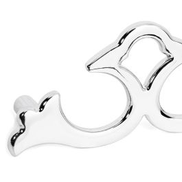 Trentadue Tirador de Mueble Modelo Cassi, Zamak, Acabado Cromo, Distancia entre Agujeros 64mm