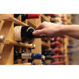 Astigarraga Botellero Evolutivo de Pino Macizo para 36 Botellas 75x22x75 cm