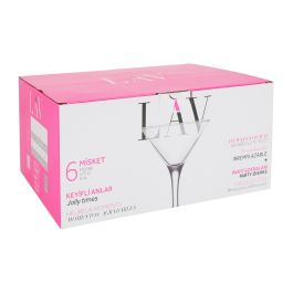 Lav Set 6 Copas Coctel Misket 175 cc (4 Cajas)