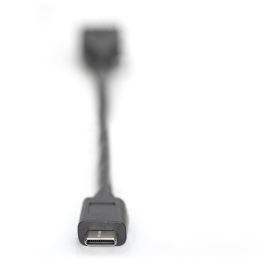Digitus Cable Adaptador USB-C a USB-A OTG, SuperSpeed USB 3.0 (5Gbps), 3A Power Delivery, 0.15m, Carga y Sincronización Rápida, Reversible