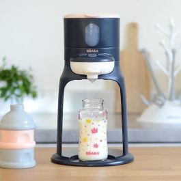 Beaba Bib'expresso Nueva Generación Calentador Biberones y Preparador de Leche Rápido con Baño María Azul Medianoche