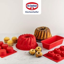 Dr Oetker AAARP57221 - Juego de 2 Moldes para Muffins con 6 Cavidades - Flexxibel Love - Silicona - 30 x 18 cm