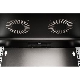 Digitus Armario mural SOHO Pro 9U 19" negro 460x540x400 mm para rack y gestión de cables