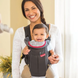 Infantino Mochila Porta Bebé Swift Ergonómica Negro/Azul para Bebés de 0 a 24 meses INF0773554002041