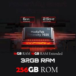 Cubot King Kong 11 Smartphone 5G Todoterreno IP68/IP69K MIL-STD-810H 6.72" FHD+ 120Hz 108MP 10200mAh