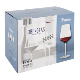 Oberglas Set 6 Copas de Vino "Passion" 55 cl | Alto 23 cm | Vidrio | Ref. 1