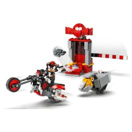 LEGO 76995 Huida de Shadow The Hedgehog Sonic - Set de Juguetes con Cámara de Estasis, RhinoBot y Moto, ideal para Niños +8 Años