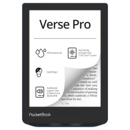 PocketBook Verse Pro - Ebook 6" SMARTlight, IPX8, Audiolibros, Bluetooth, 16GB - Azure/Passion Red