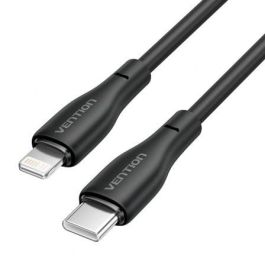 Cable USB Tipo-C Lightning Vention H28BF/ USB Tipo-C Macho - Lightning Macho/ 27W/ 480Mbps/ 1m/ Negro Precio: 5.59000035. SKU: B1KH4HLWSL