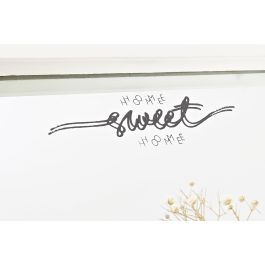 DKD Home Decor Espejo Cottage Natural Blanco MDF 30 x 4 x 40 cm (2 Unidades)