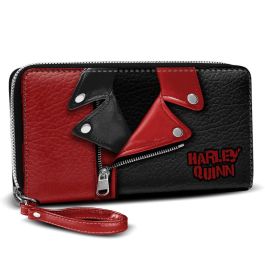DC Comics Harley Quinn Billetero Essential Jacket Negro - 12 compartimentos para tarjetas, monedero con cremallera Precio: 16.89999982. SKU: B1A38VCRPK