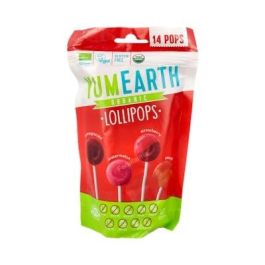 Yum Earth Piruletas Orgánicas Sabor Frutas Veganas Sin Gluten 14 Unidades Precio: 6.5000001. SKU: B1E3L2JTX9