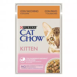 Purina Cat Chow Feline Kitten Pavo Calabacín Alimento Húmedo para Gatos Bebé, 26 Unidades x 85g Precio: 23.6900004. SKU: B13WMWFDMV