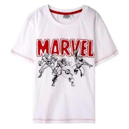 Camiseta corta single jersey marvel talla 12 años