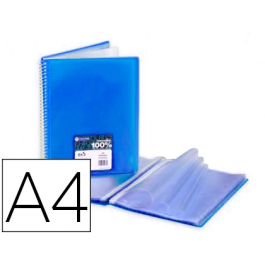 Carchivo Archivex-Star Canguro Personalizable A4 Con 40 Fundas Pp Espiral Azul Precio: 7.69000012. SKU: BIX53034050