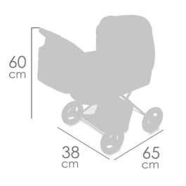 Coche de muñeca plegable para muñecas de hasta 48 cm. Coche de muñeca plegable para muñecas de hasta 48 cm.