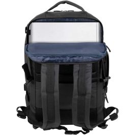 Rivacase 8465 Tegel Eco Negro - Mochila profesional ecológica con compartimento para portátil, resistente al agua