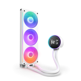 NZXT Kraken Elite 360 RGB Procesador Sistema de refrigeración líquida todo en uno 12 cm Blanco 1 pieza(s)