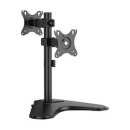 AISENS Soporte de Mesa para 2 Monitores 17"-32" Inclinable y Rotable, Escritorio, Negro
