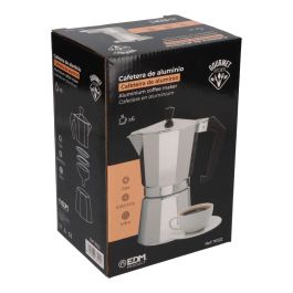 Gourmet Kitchen Cafetera de aluminio 6 tazas para gas, vitrocerámica y placa eléctrica Gourmet Kitchen Cafetera de aluminio 6 tazas para gas, vitrocerámica y placa eléctrica