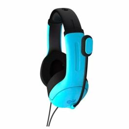 PDP PDP1705966927800 Auriculares con Cable, Azul Neptuno, Compatibles con PS4/PS5, Micrófono de Brazo, Diadema Supraaural