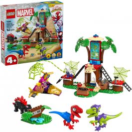 LEGO 11200 Spidey y Gobby: Batalla de Raptores – Set de Construcción Casa del Árbol Marvel Spidey y su Superequipo con Minifiguras y Dinosaurios