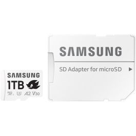Samsung MB-MD1T0S Tarjeta MicroSDXC de 1 TB con Velocidades de Lectura de 180 MB/s y Escritura de 130 MB/s, UHS-I Clase 10 V30 A2