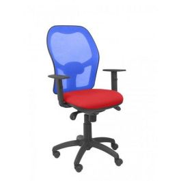 Silla Piqueras Y Crespo Jorquera Brazos Regulables Mecanismo Sincro Con Regulador De Tension Respaldo De Malla Azul Y Asiento Tapizado Bali Rojo Precio: 326.50000031. SKU: S5702754