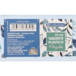 Confortime Taburete Plegable 25 cm Flores (6 Unidades)