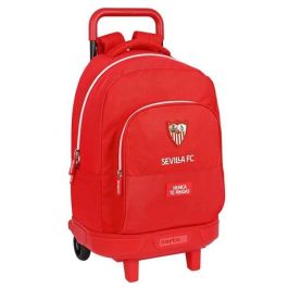 Mochila Escolar con Ruedas Sevilla Fútbol Club Rojo (33 x 45 x 22 cm) Precio: 47.49999958. SKU: S4307176