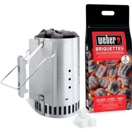 Weber Kit de Encendido Rapidfire con 2kg de Briquetas y 6 Cubos de Arranque de Fuego Precio: 48.50000045. SKU: S7910808
