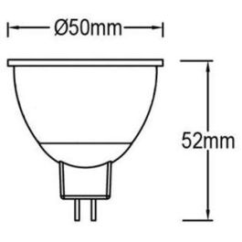 Lámpara Led Dicroica Gu5.3 De 5W 4000K PANASONIC-PANALIGHT LDR12V6L40WG52EPL