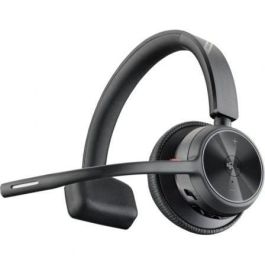 Poly Voyager 4310-M Auriculares Inalámbricos para Microsoft Teams con Adaptador BT700 y Base de Carga, Bluetooth, Micrófono, Negro