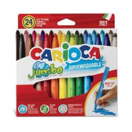 Rotulador Fibra Carioca Jumbo Estuche De 24 6 unidades Precio: 40.94999975. SKU: B1BX9GDALD