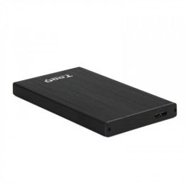 Tooq TQE-2527B Caja Externa para Disco Duro 2.5" USB 3.1 Gen 1 5Gbps UASP, compatible HDD/SSD SATA III 4TB, Aluminio Negro