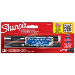 Sharpie Rotulador Acrílico Punta Redonda Blíster 2 Unidades Blanco y Negro para Múltiples Superficies Precio: 4.88999962. SKU: B13CDPDBA7
